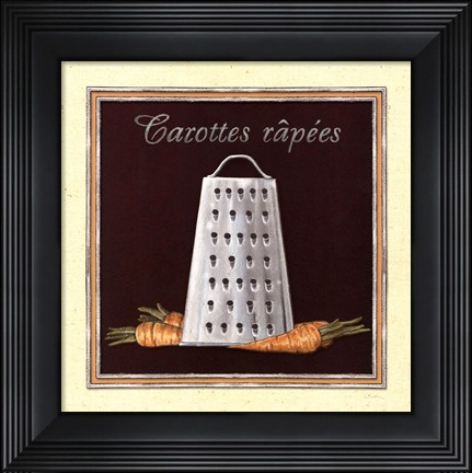Framed Carottes Râpees Print