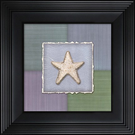 Framed Blue Sea I - Mini Print