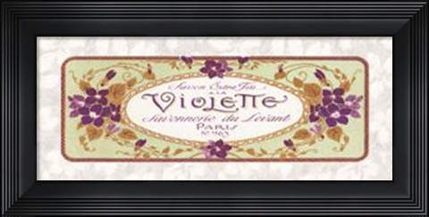 Framed Violette - Grande Print