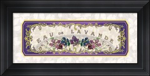 Framed Eau De Lavande - Grande Print
