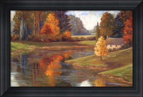 Framed Calm Waters II Print