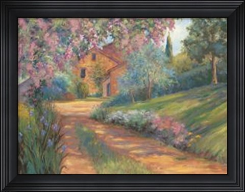 Framed Pepe's Farm I Print