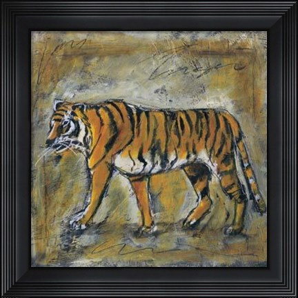 Framed Safari Tiger Print
