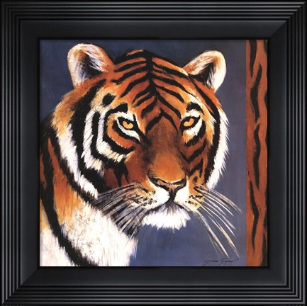 Framed Exotic Tiger - Mini Print