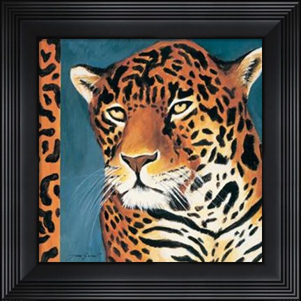 Framed Exotic Jaguar - Mini Print