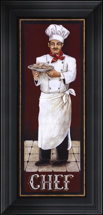 Framed Chef Print