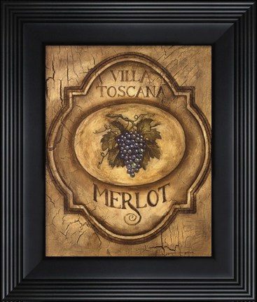 Framed Merlot - Mini Print
