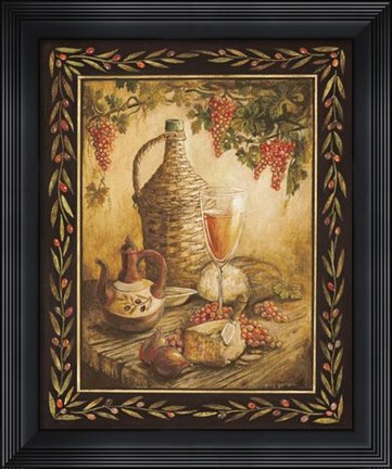 Framed Tuscan Table - Orvieto Print