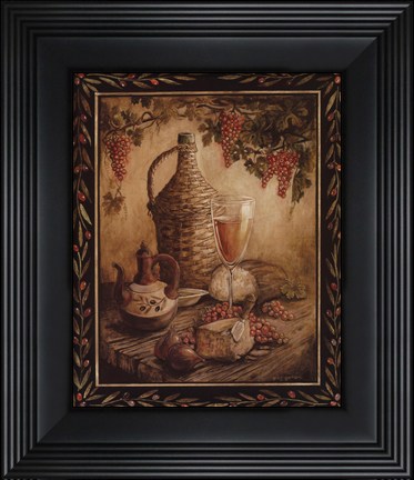 Framed Tuscan Table - Orvieto - Mini Print
