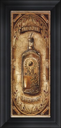 Framed Olive Oil - Rosemary Print