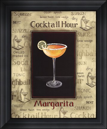 Framed Margarita Print