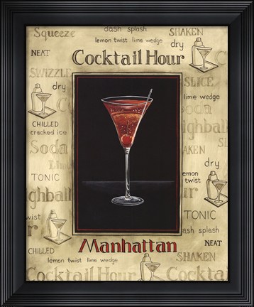Framed Manhattan Print