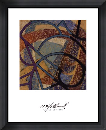 Framed Urban Puzzle I Print