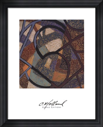 Framed Urban Puzzle II Print