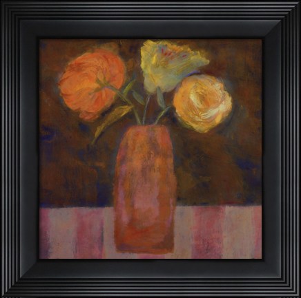 Framed Orange Olive Print