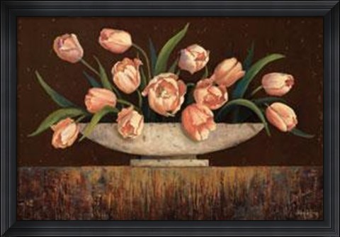 Framed Elegant Tulips Print