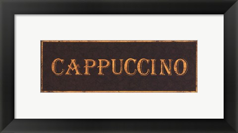Framed Cappuccino Print