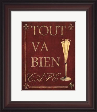Framed Cocktail Hour I - Mini Print