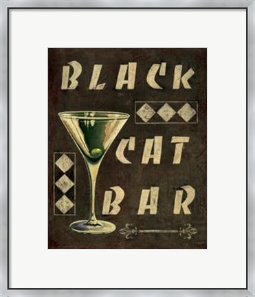 Framed Cocktail Hour III - Mini Print