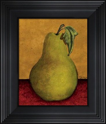 Framed Pear - Mini Print