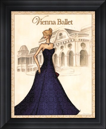 Framed Ballet Print