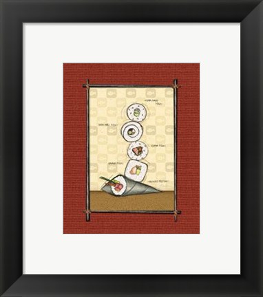 Framed Sushi II Print