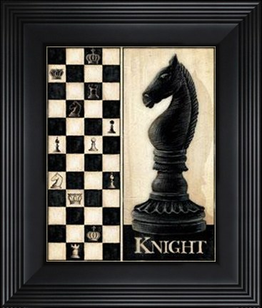Framed Classic Knight - Mini Print