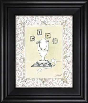 Framed Toilette II Print