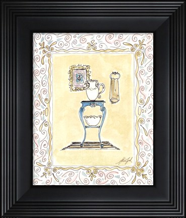 Framed Toilette III Print