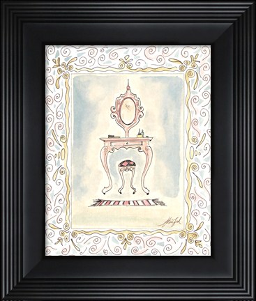 Framed Toilette IV Print