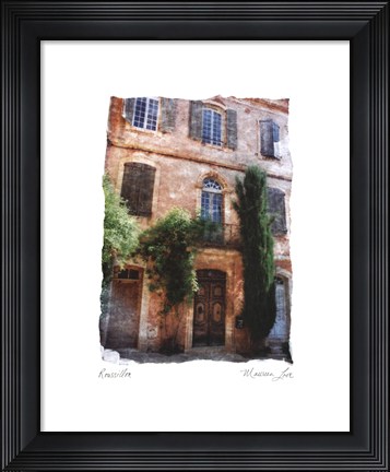 Framed Roussillon Print