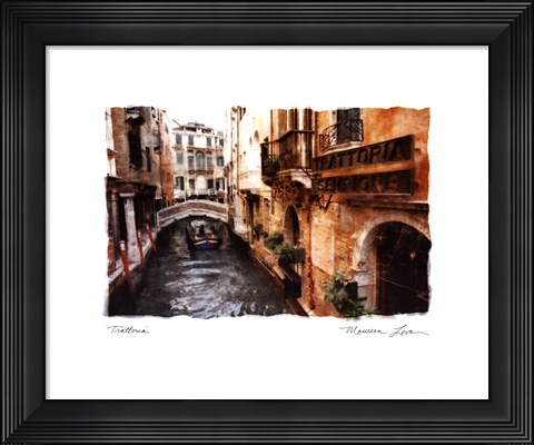 Framed Trattoria Print
