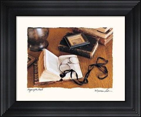 Framed Pages Of The Past Print