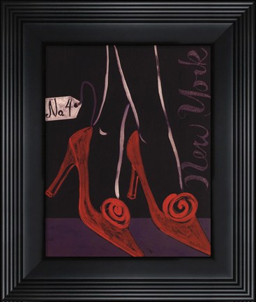 Framed High Heels New York Print