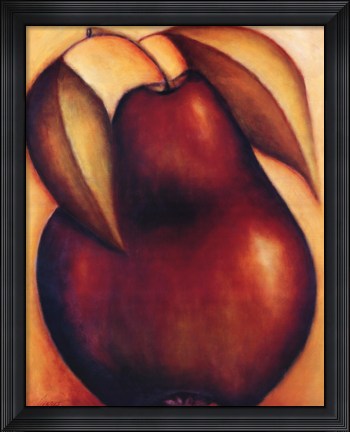 Framed Pear Print