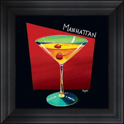 Framed Manhattan Print