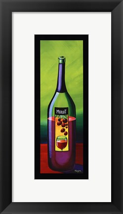 Framed Merlot Print