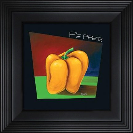 Framed Yellow Pepper - Mini Print