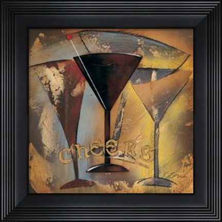 Framed Time For Cocktails II Print