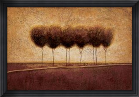 Framed Abstract Landscape III Print