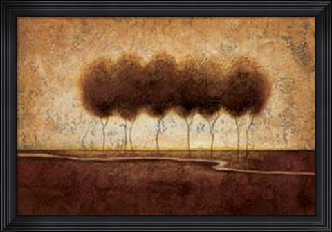 Framed Abstract Landscape IV Print