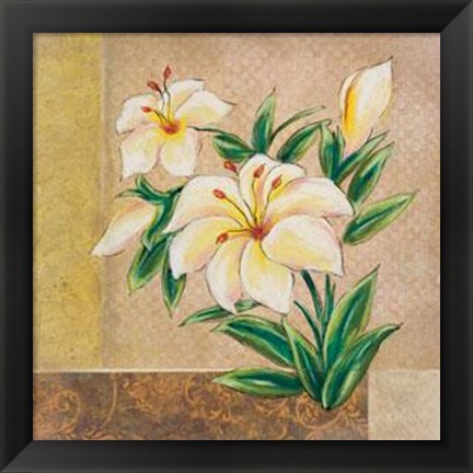 Framed Spring Floral II Print