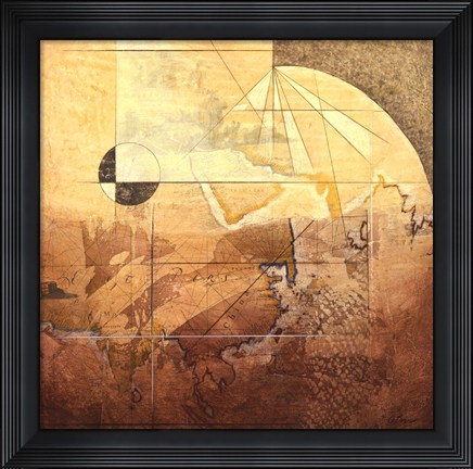 Framed Map Adventures II Print