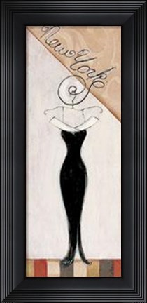 Framed New York Fashion Print