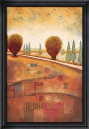 Framed Quilted Landscape II Print