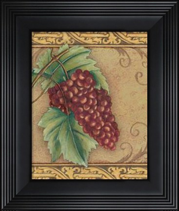 Framed Grape Tapestry I - Mini Print