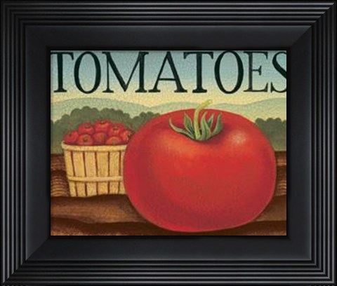 Framed Tomatoes Print