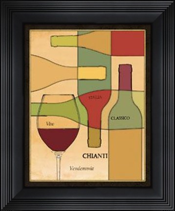 Framed Wine Cellar I Print