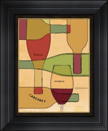 Framed Wine Cellar II Print