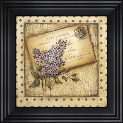 Framed Paris Lilac Print